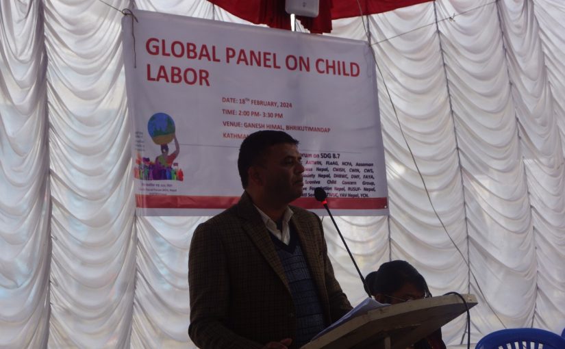 बाल श्रम अन्त्यका तत्काल काम गर्न आवश्यक छः ग्लोबल प्यानल